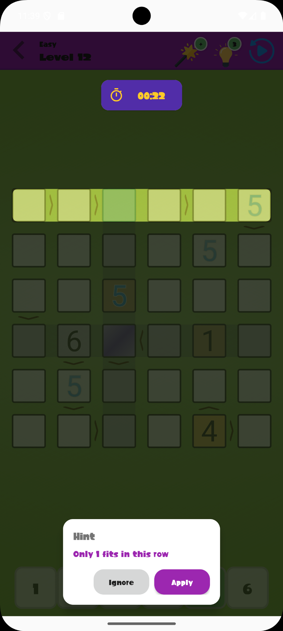 Futoshiki Puzzle App screenshot 3